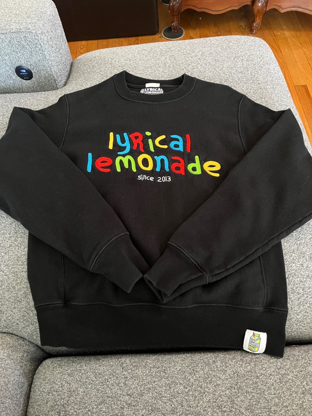 Lyrical Lemonade Black Crewneck Sweatshirt